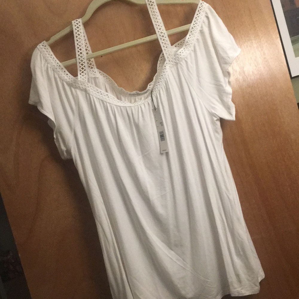 Tahari Off The Shoulder Shirt